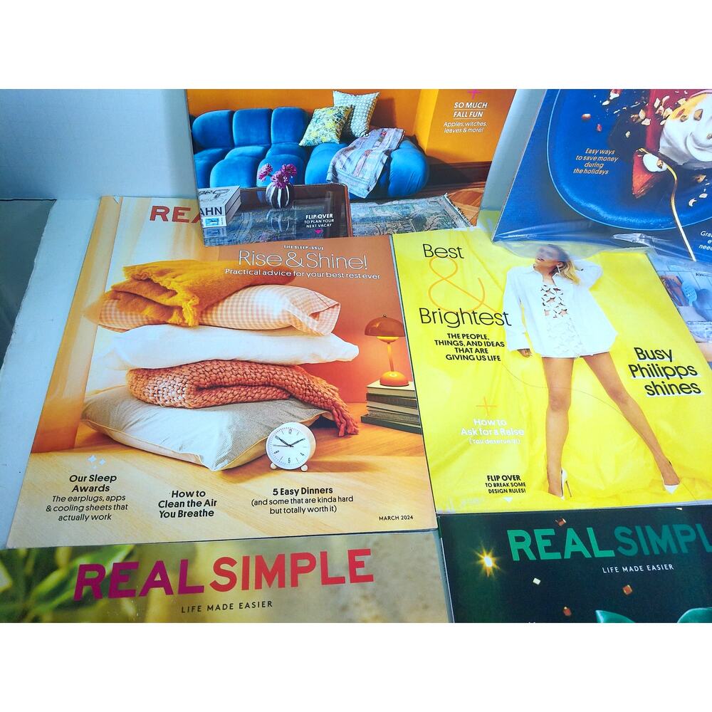 Real Simple Magazine 2024 Set OF 10 - Picture 4 of 7